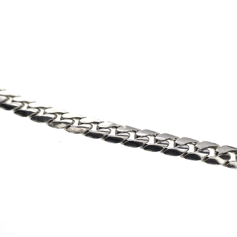 Image 4 of Silver necklace with a fixed pendant; Organic design | Franz Breuning