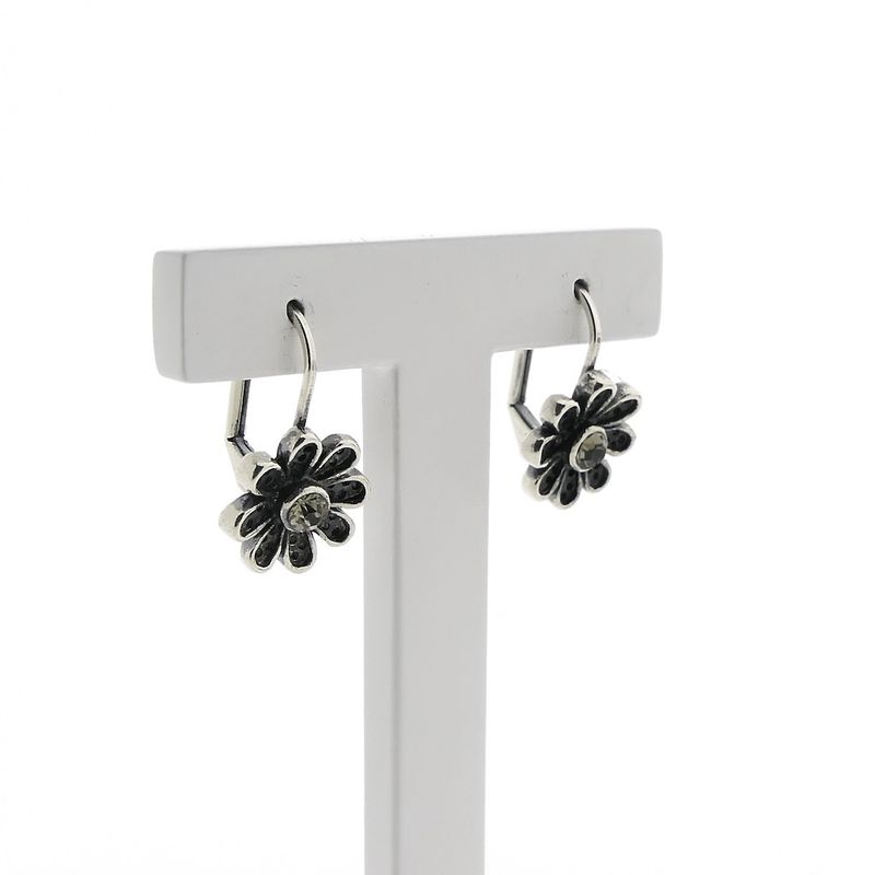 Image 3 of Silver earrings | Daisies