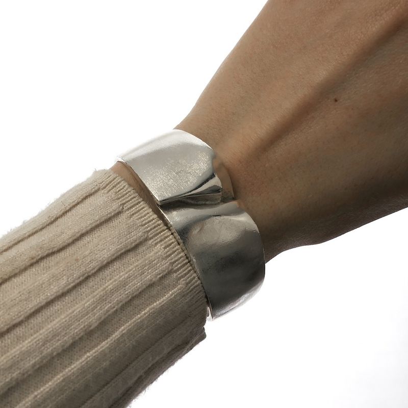 Image 7 of Silver clip bracelet Lapponia | Ø 58mm