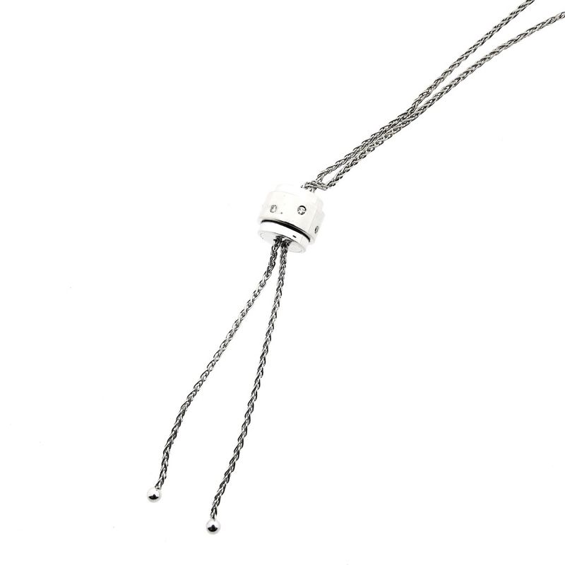Image 2 of Piaget white gold Possesion necklace with fixed pendant and 0.14 ct diamond