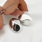 Image 6 of Silver fantasy stud earrings; artistic