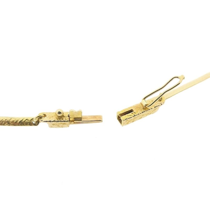 Image 5 of Gold Lapponia necklace; Valeriana | 54 cm