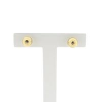 Gold subtle stud earrings | Sphere