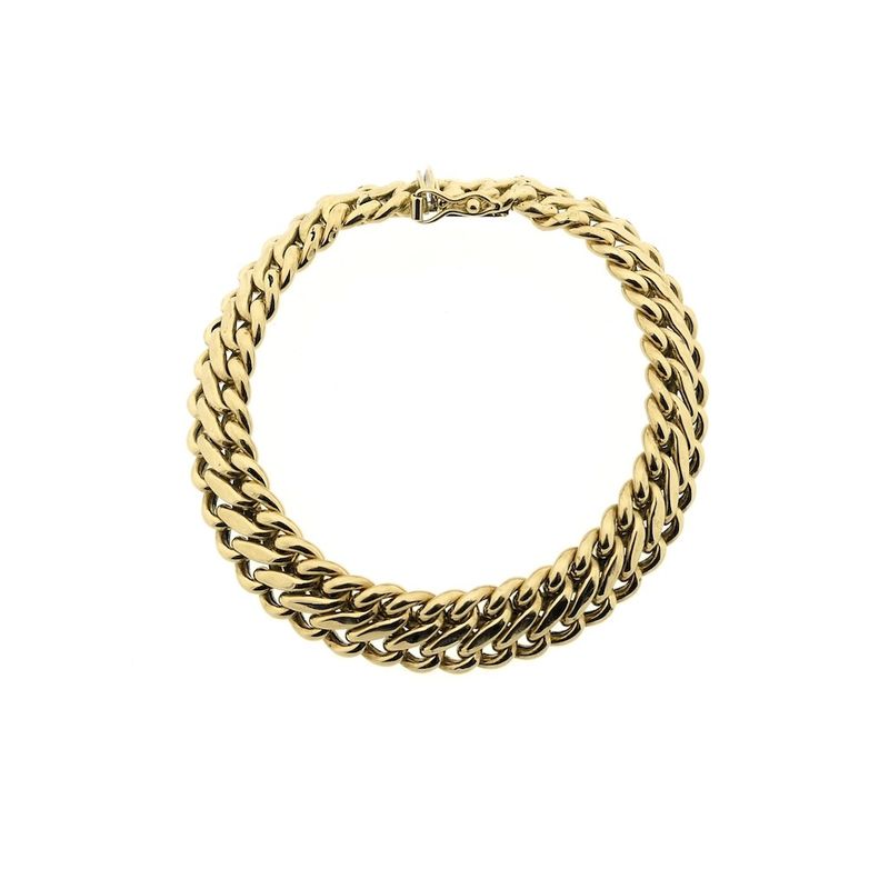 Image 4 of Golden fantasy/gourmet link bracelet | 19 cm