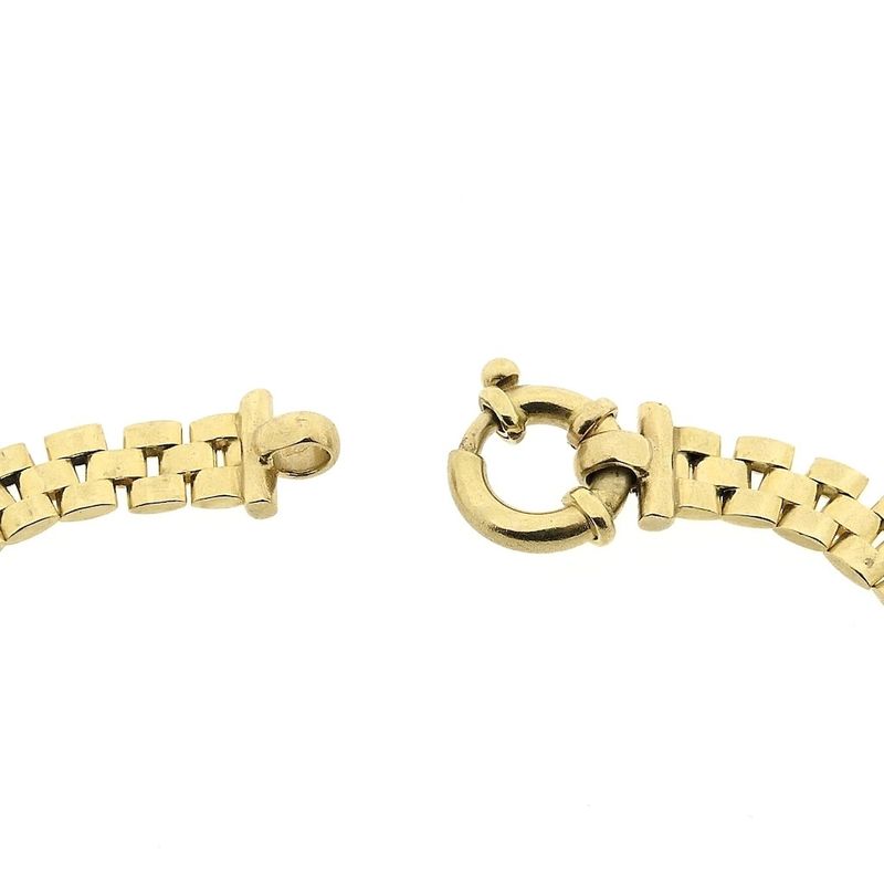 Image 5 of Gold Bismarck link bracelet | 19.5 cm