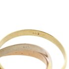 Image 6 of Tricolor Gold Ring; 14 Karat; Size 22.5