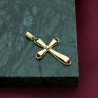 Image 2 of Gold pendant of a cross