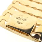 Image 6 of Gold wide link bracelet