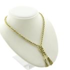 Image 8 of Golden twisted link chain.