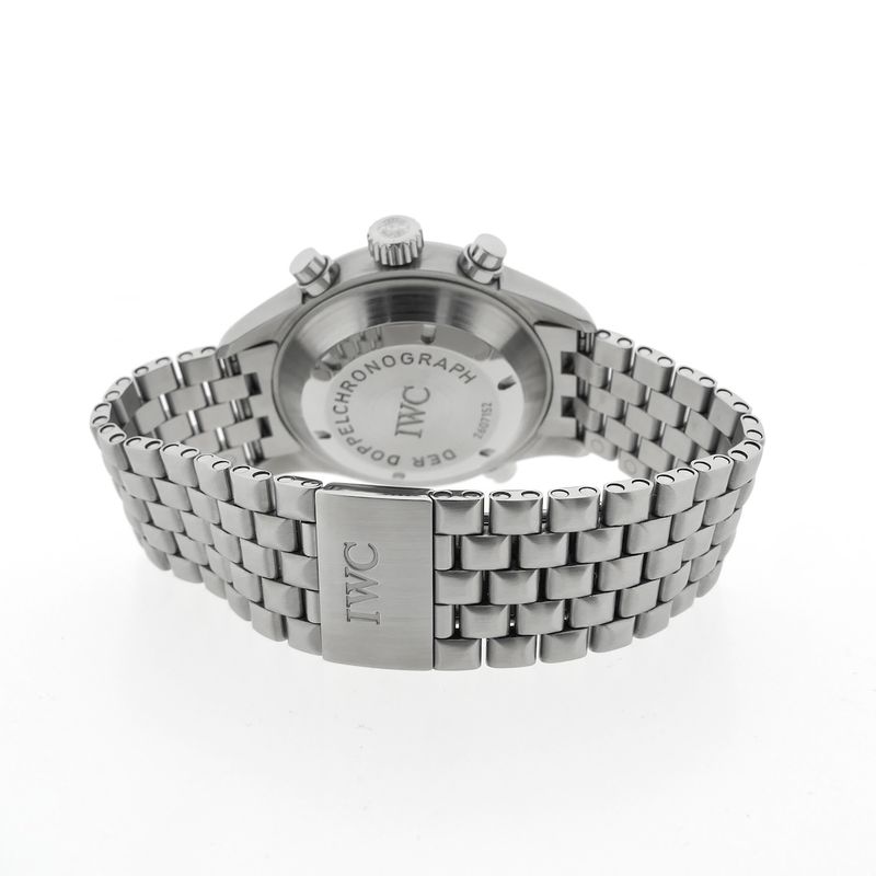 Image 13 of IWC Flieger 'Doppelchronograph' IW371319; Automatic men's watch with rattrapante chronograph