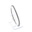 Image 1 of White gold bracelet with blue moissanite; 2.75 ct.