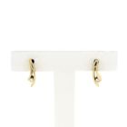 Image 1 of Gold stud earrings with diamond; 0.08 ct.