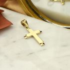 Image 2 of Gold pendant of a cross