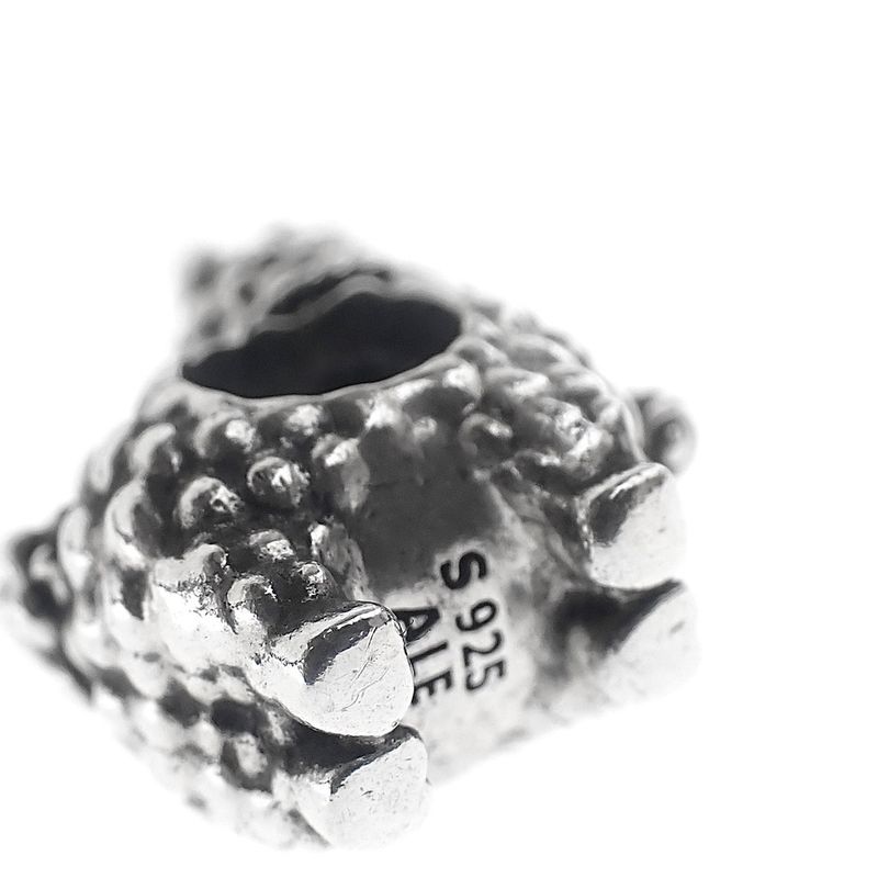 Image 6 of Pandora charm; Silver; Fluffy Llama