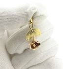 Image 3 of Two-tone gold rose pendant | Vintage