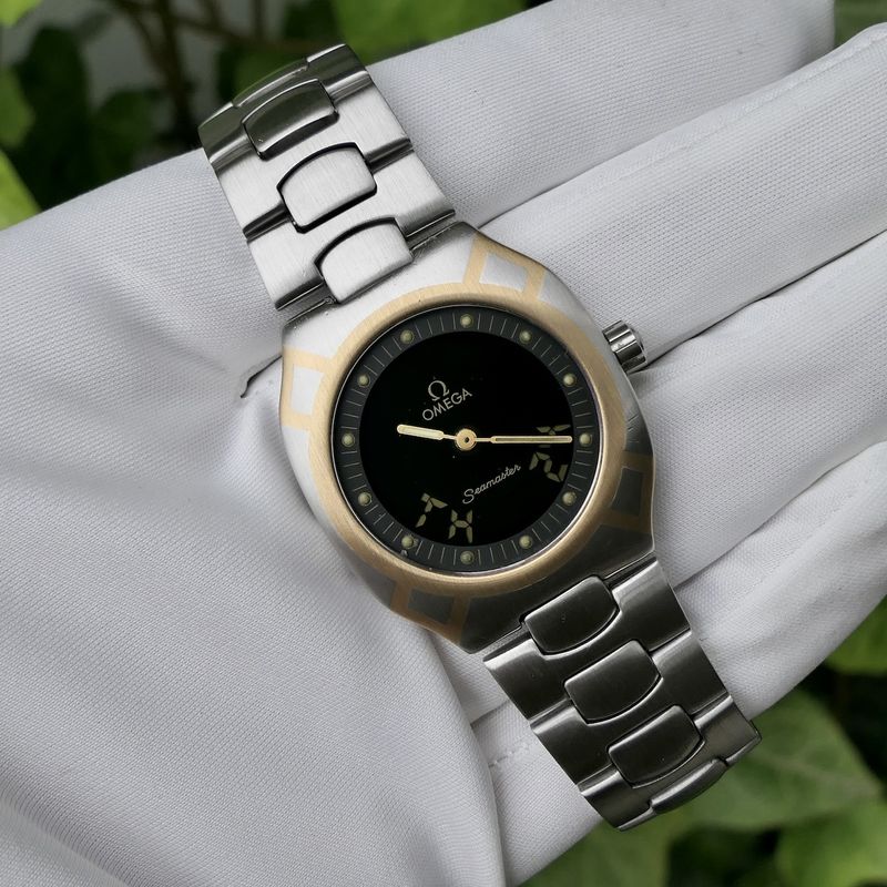 Image 16 of Omega Seamaster Polaris Multifunction 386.0822; Vintage analoog/digitaal horloge