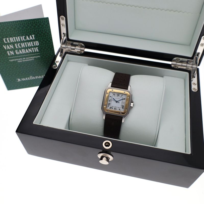 Image 11 of Cartier Santos Carree 2961; Bi-Colour Automatic Watch