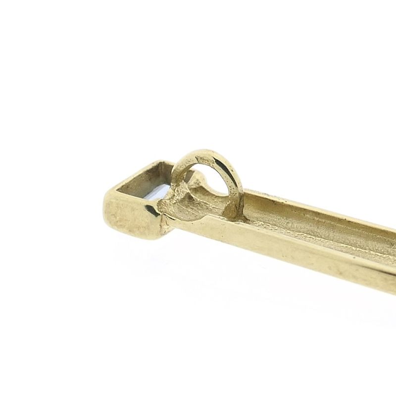 Image 5 of Gold pendant with Aquamarine