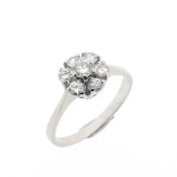 White gold cocktail ring with diamond | 0.47 ct.