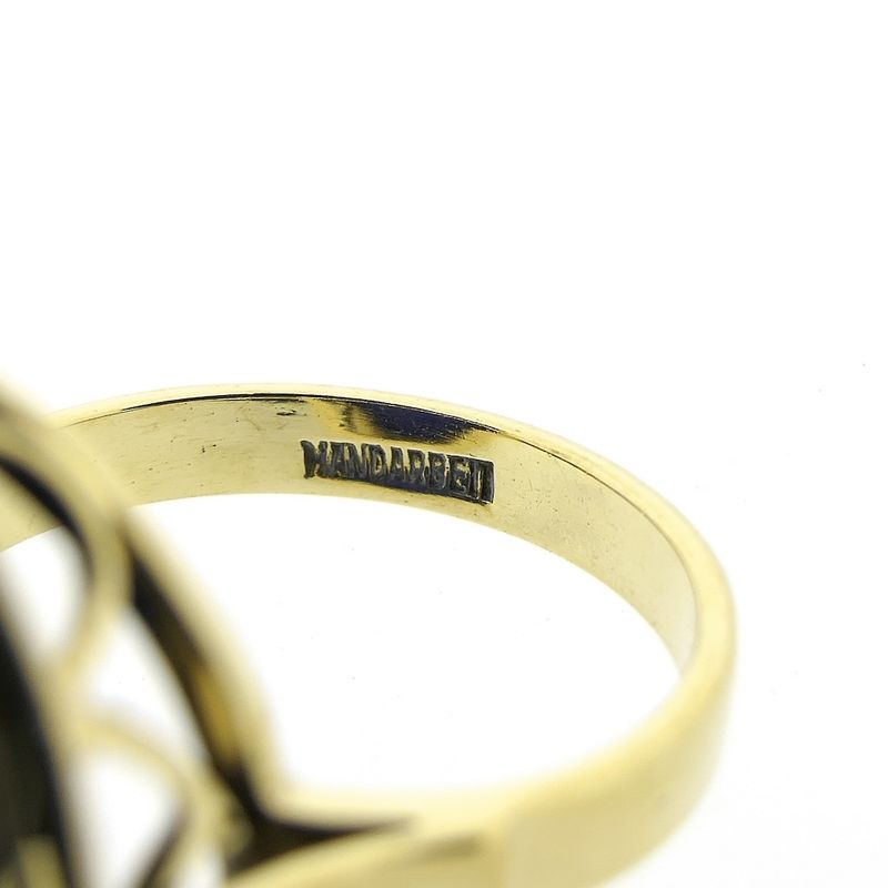 Image 6 of Gold ring with Lapis Lazuli | Vintage