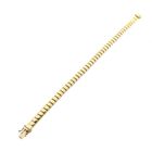 Afbeelding 7 van Gouden fantasieschakel armband