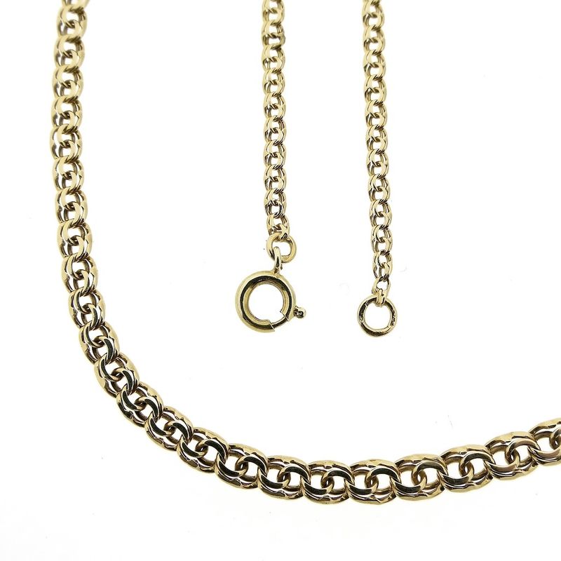 Image 5 of Golden Prince of Wales link necklace | 45.5 cm