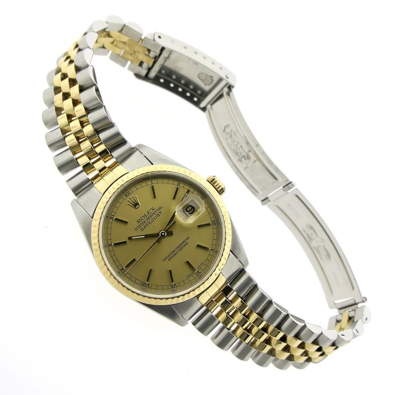 Image 5 of Rolex Datejust 16233; Automatic gold/steel watch