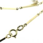 Image 3 of Vintage gold necklace with pearls | 43 cm