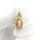 Image 7 of Vintage gold pendant with cameo