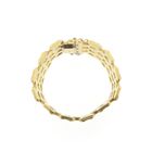 Image 4 of Gold wide Bismarck link bracelet