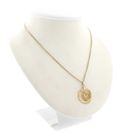 Image 6 of Fabiola gold zodiac sign pendant; Scorpio.