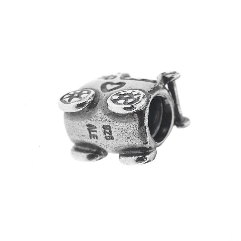 Image 5 of Pandora charm; Silver; Stroller