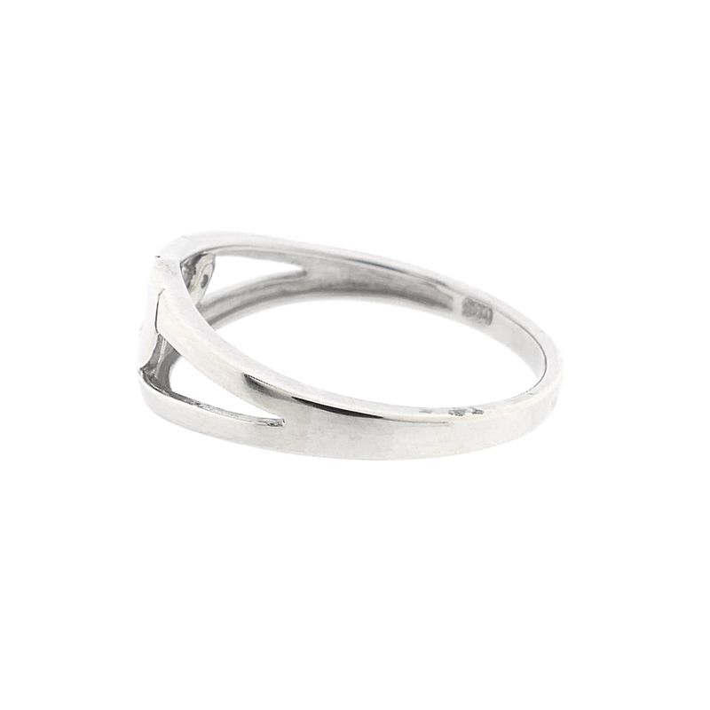 Afbeelding 7 van Witgouden ring met diamant; 0,03 ct. 