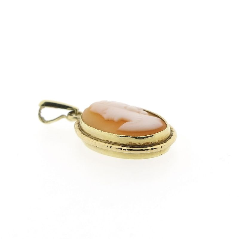 Image 3 of Gold pendant with cameo | Vintage/antique