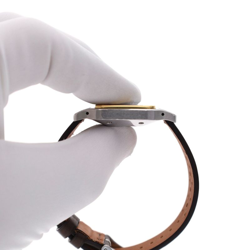 Image 8 of Cartier Santos Carree 2961; Bi-Colour Automatic Watch