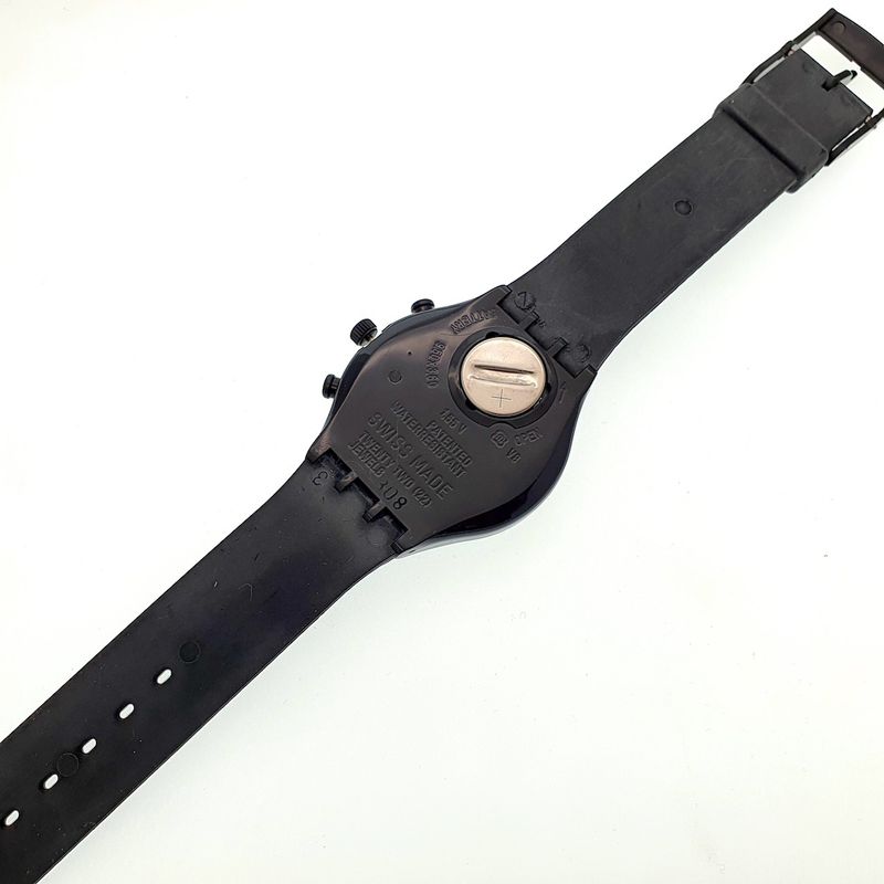 Image 6 of Swatch Moon Shadow; Chronograph watch | SCB110