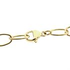 Image 4 of Gold link chain with Amethyst, Aquamarine and Citrine.