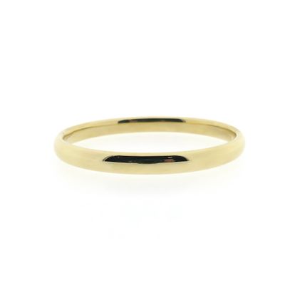 Image 1 of Gold smooth slave bracelet | Ø 60 mm
