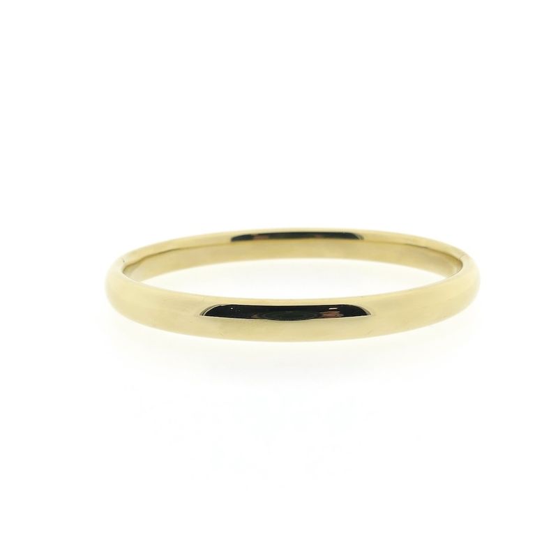 Image 1 of Gold smooth slave bracelet | Ø 60 mm