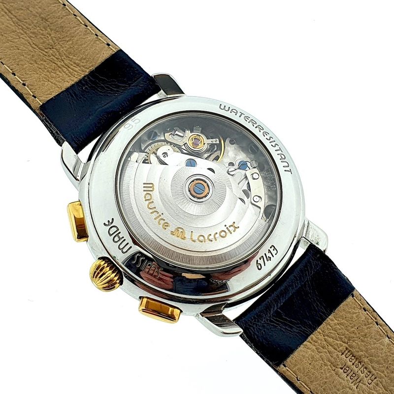 Image 3 of Maurice Lacroix Masterpiece Croneo; Automatic watch with chronograph