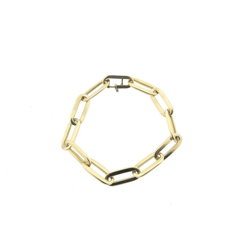 Image 3 of Gold closed forever bracelet.