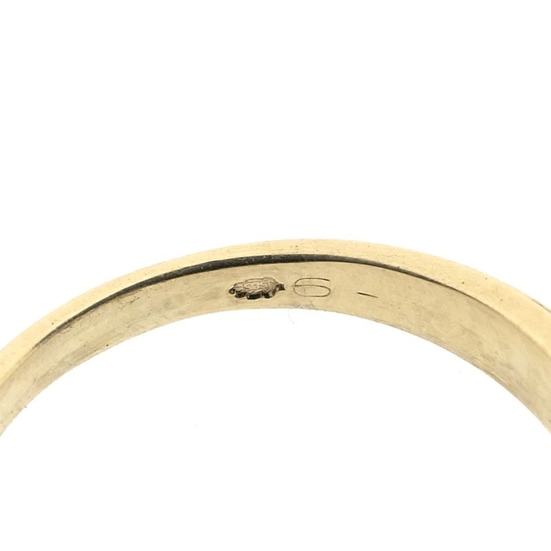 Image 8 of Gold ring with diamond; 0.35 ct.