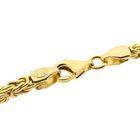 Afbeelding 4 van Gouden vierkante koningsschakel ketting | 46,5 cm