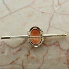Image 4 of Vintage gold brooch with cameo