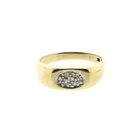 Image 3 of Gold ring with diamond; 0.09 ct.