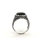 Image 5 of Silver bohemian (signet) ring with onyx stone