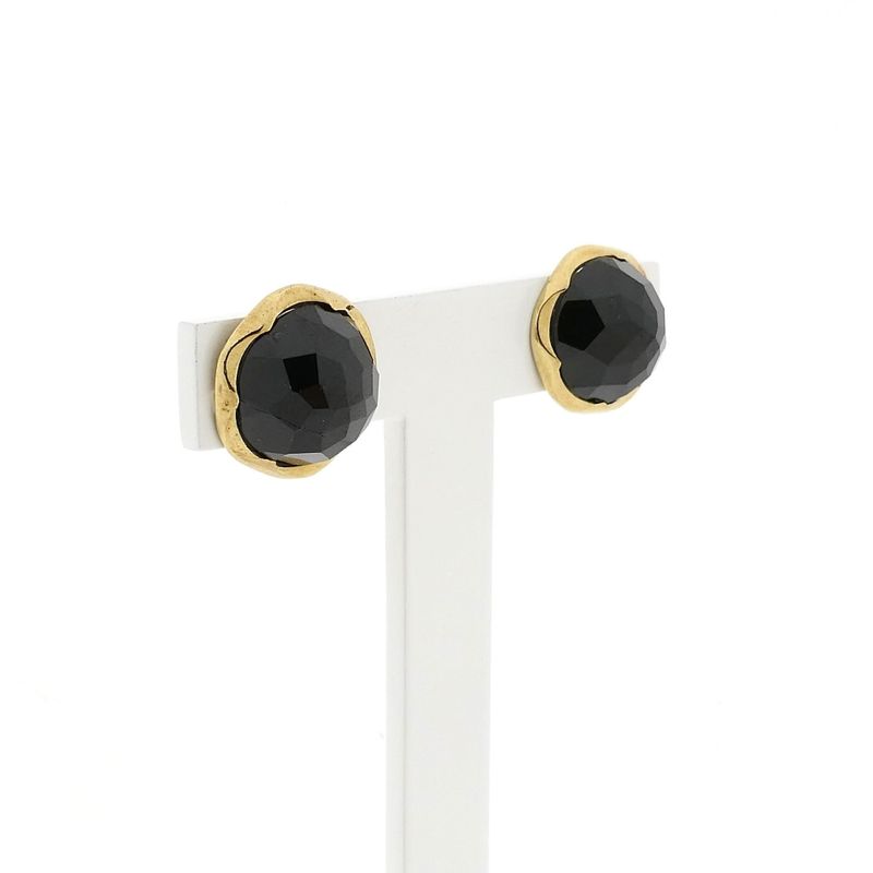Image 3 of Gold Earrings with Garnet