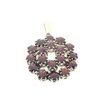 Image 3 of 8 carat vintage pendant with garnet stones