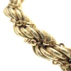 Image 1 of Gold twisted mesh link necklace