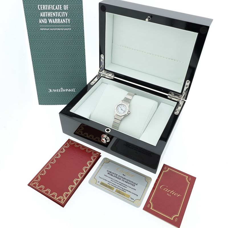 Image 4 of Cartier Santos Octagon Automatic 0906; Vintage ladies watch